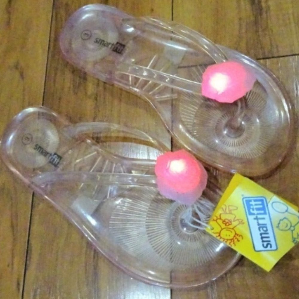Light up shoes flower July Girl shoes jelly sandals sandles